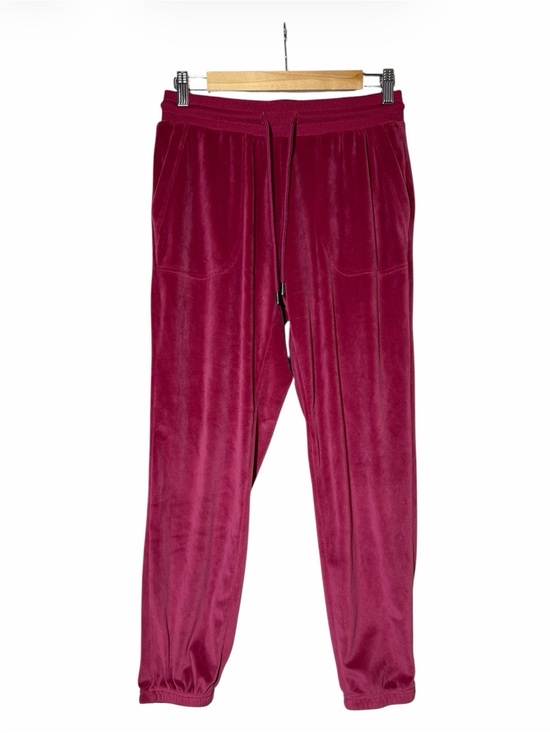dip Pants - Women’s Burgundy Velour Jogger Pants size XS